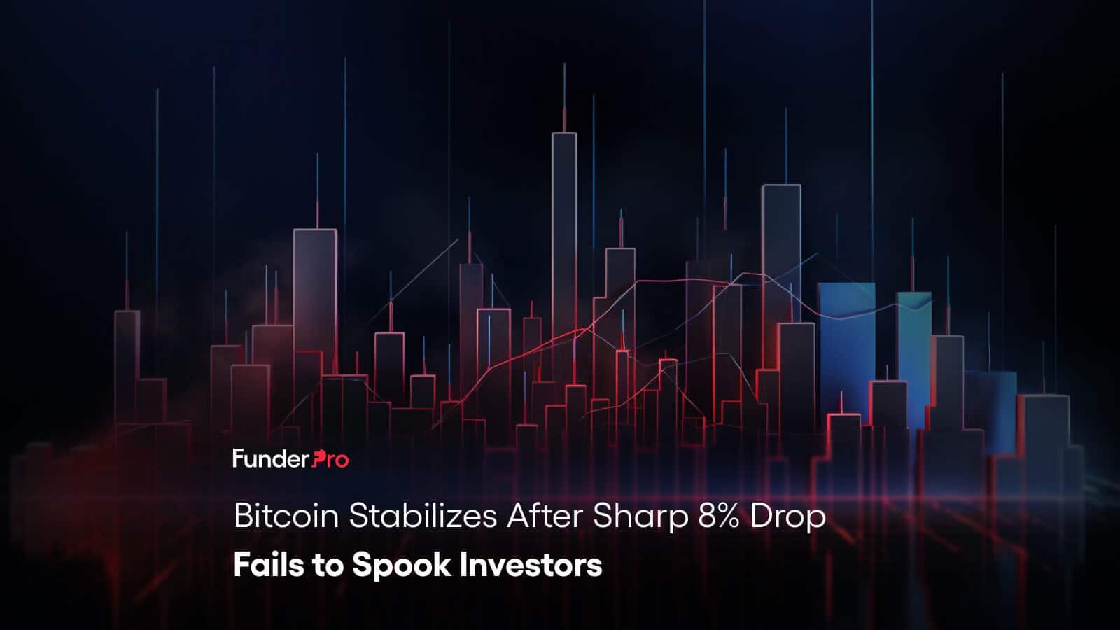 Bitcoin Stabilizes After Sharp 8% Drop Fails to Spook Investors